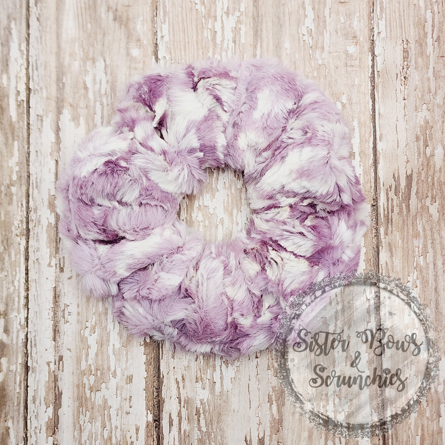 Ocelot Elderberry Luxe Minky Scrunchie