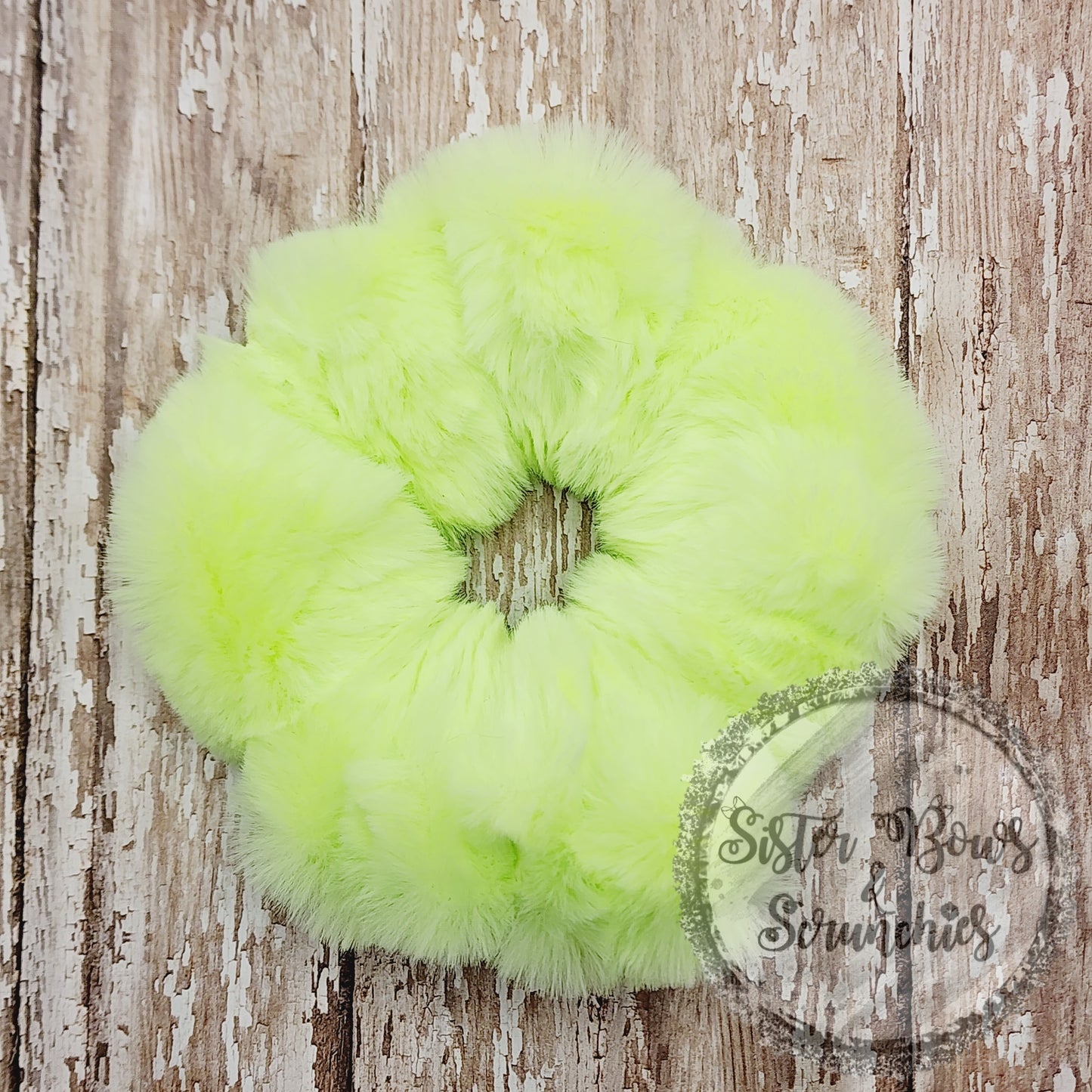 Pastel Neon Koala Luxe Minky Scrunchie