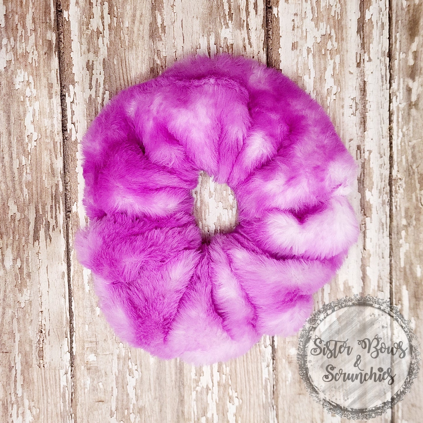 Neon Speckle Luxe Minky Scrunchie