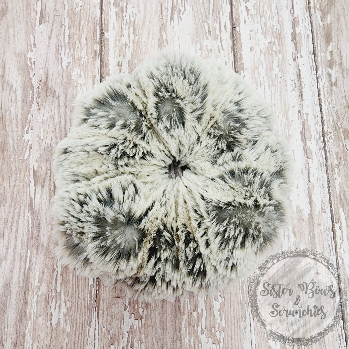 Snow Bunny Luxe Minky Scrunchie