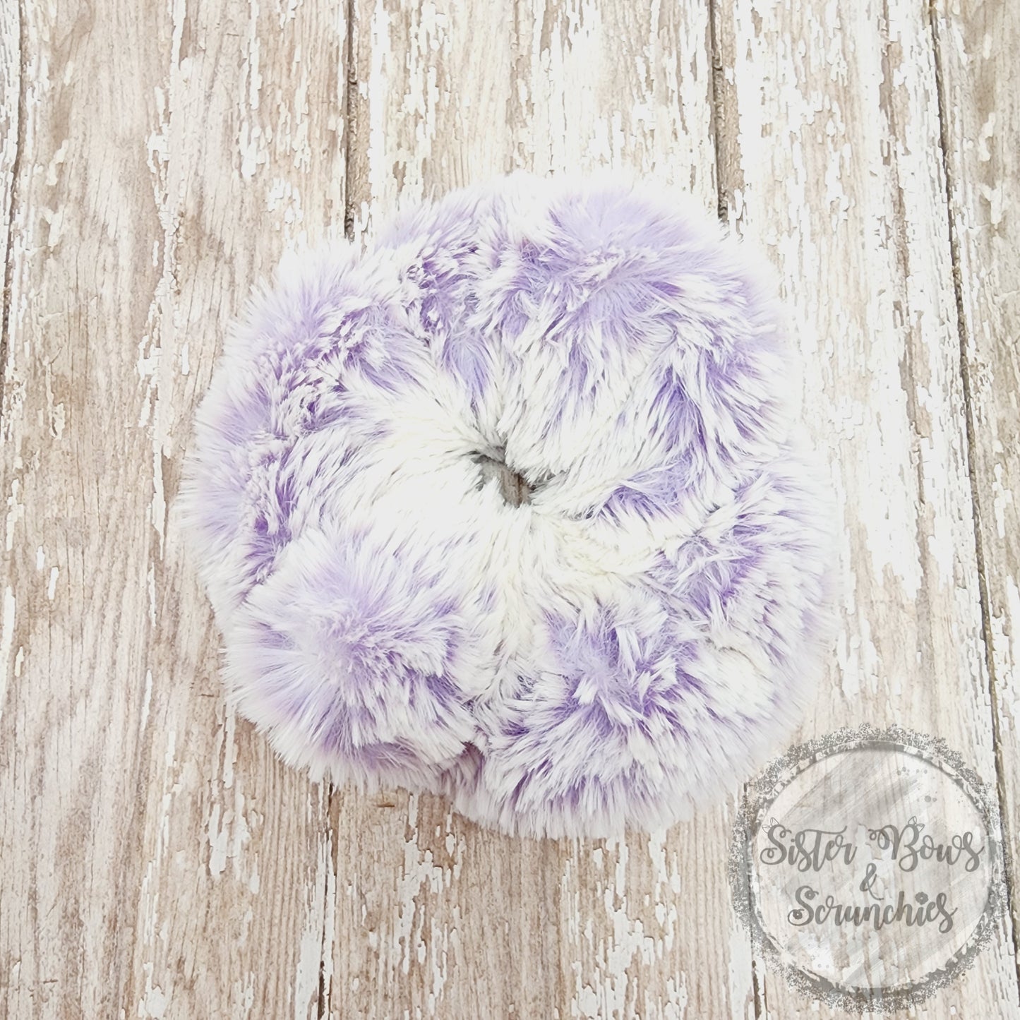 Snow Bunny Luxe Minky Scrunchie