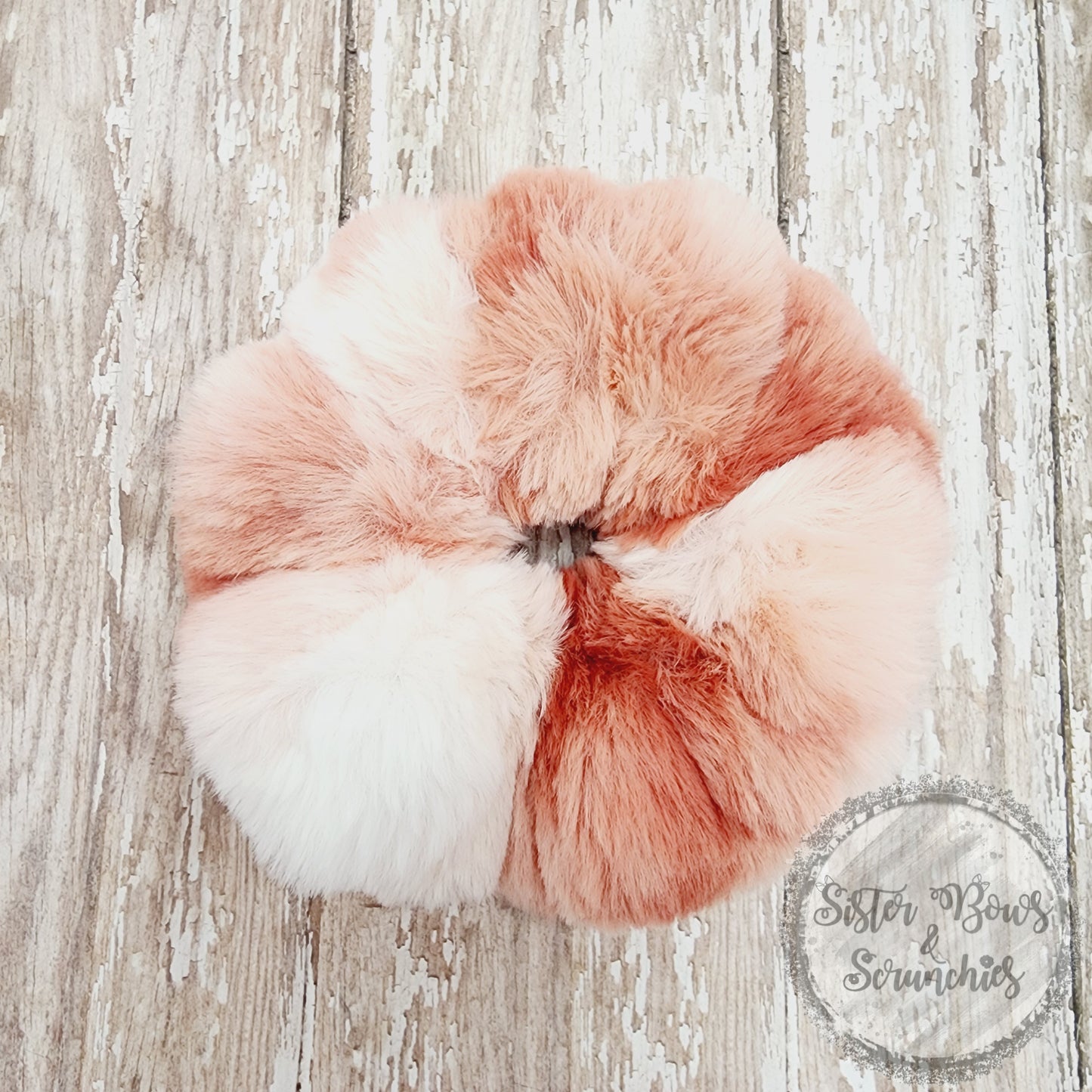 Tie Dye Whispy Snuggle Minky Scrunchie