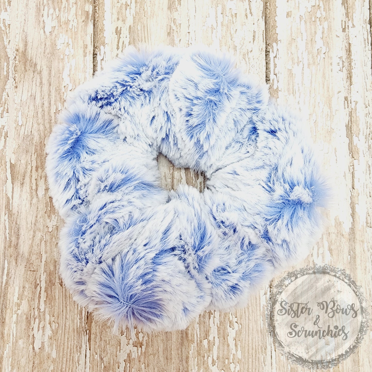 Frosted Bella Snuggle Minky Scrunchie