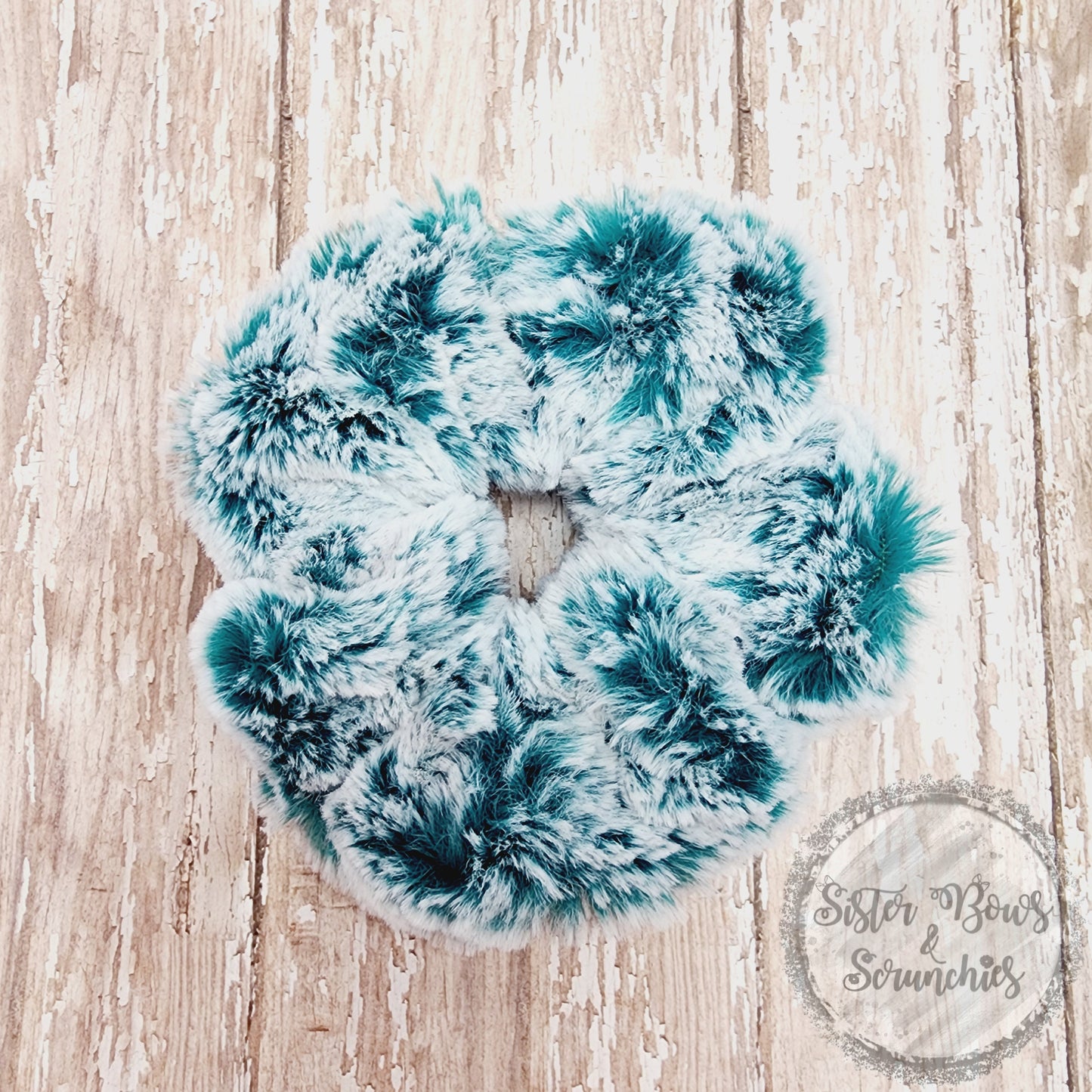 Frosted Bella Snuggle Minky Scrunchie