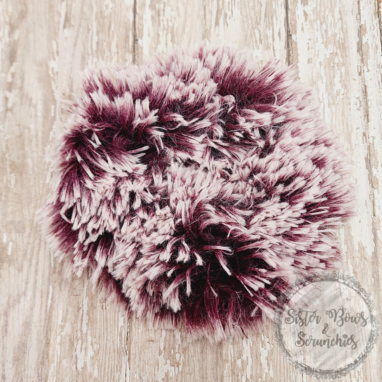 Shaggy Frosted Luxe Minky Scrunchie