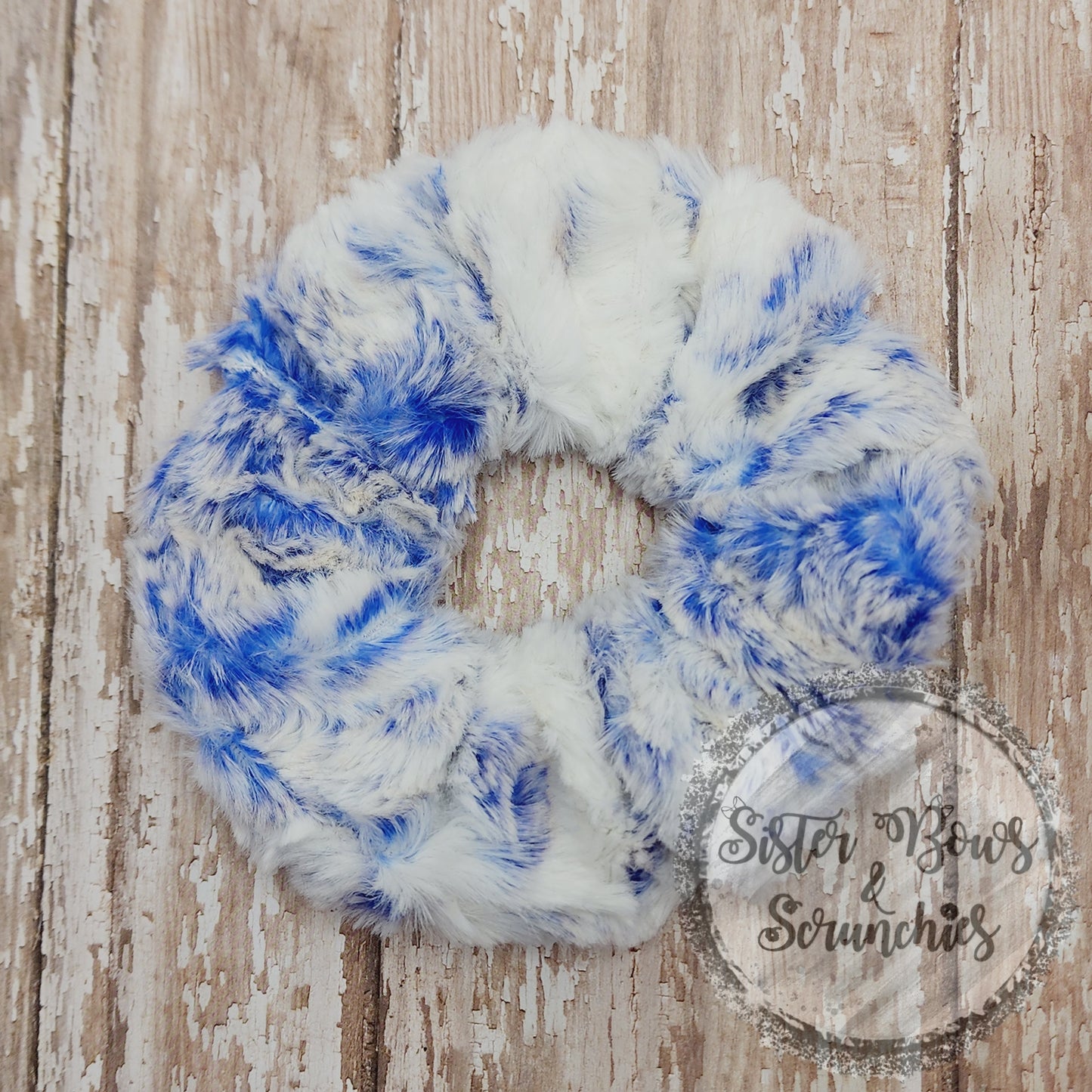 Snowy Owl Luxe Minky Scrunchie