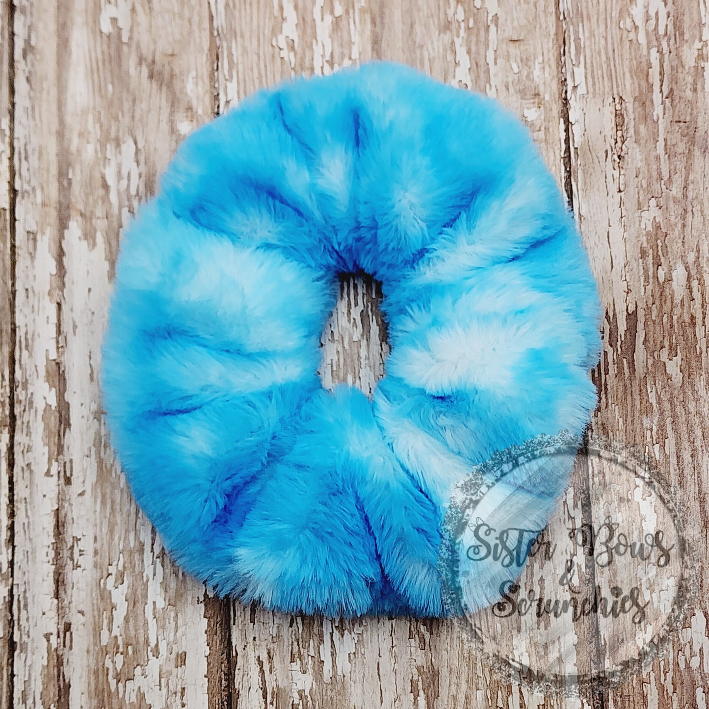 Neon Speckle Luxe Minky Scrunchie