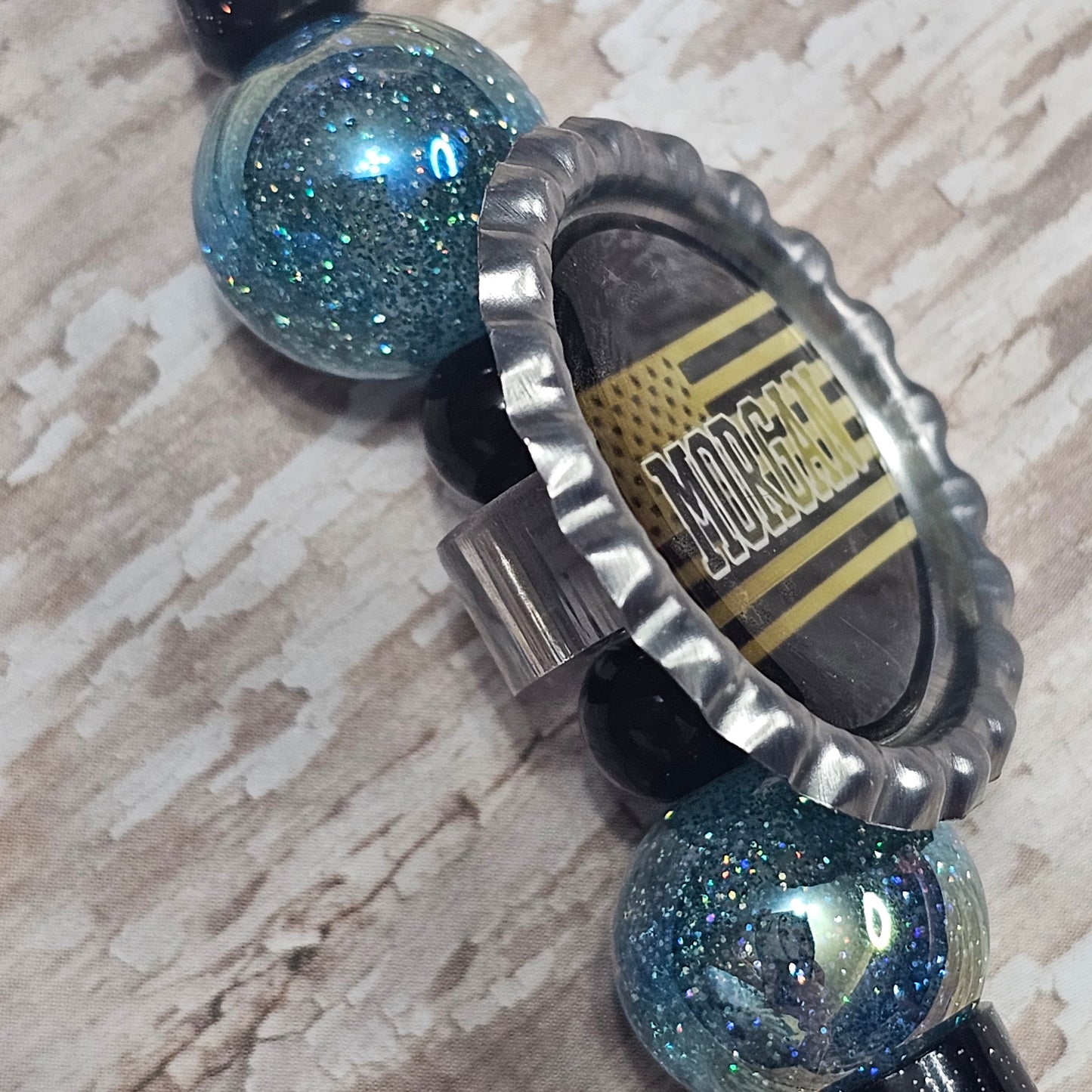 Support Morgan - Glitter Black Pen