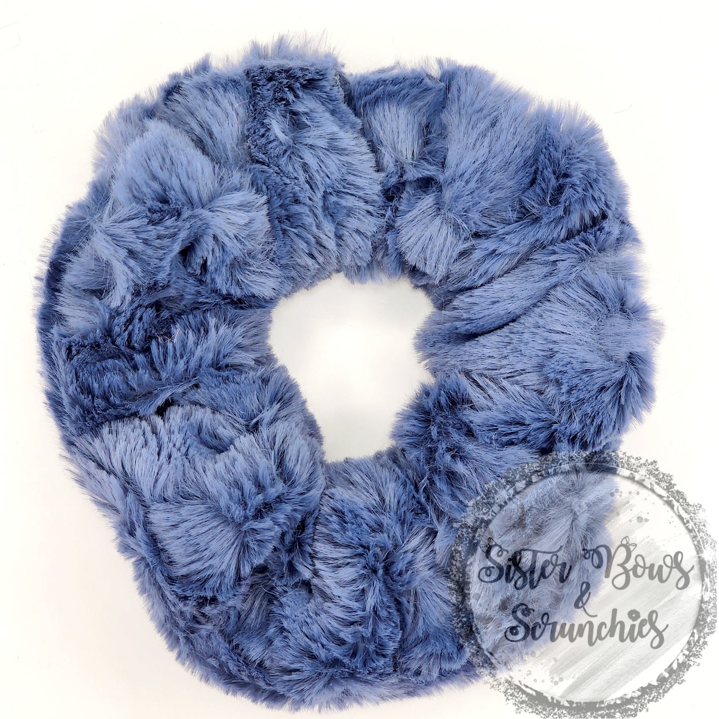 Embossed Paws Jeans Luxe Minky Scrunchie