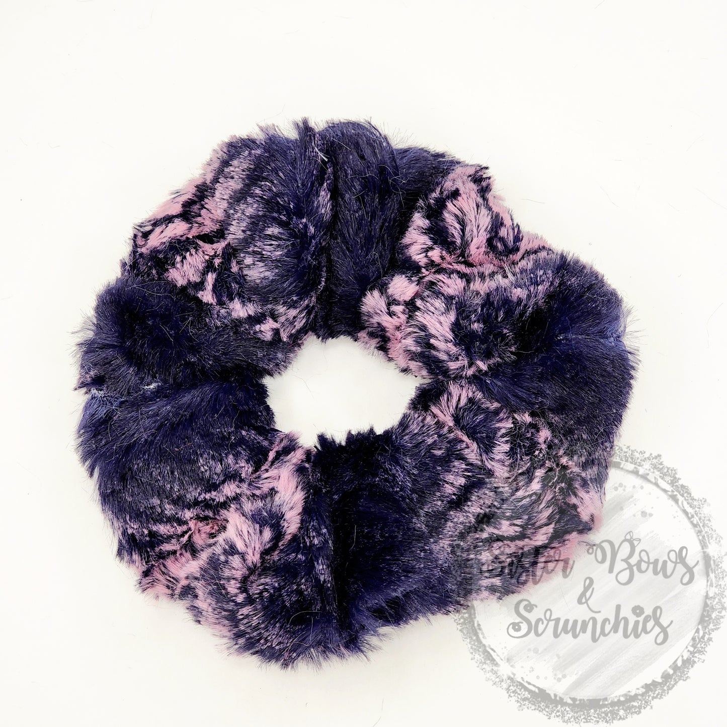 Mamba Woodrose/Ink Luxe Minky Scrunchie