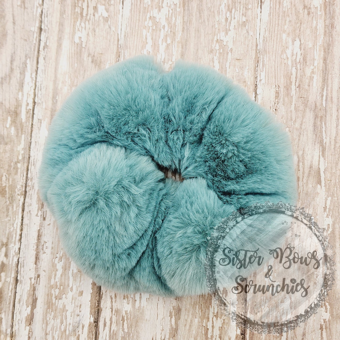 Whispy Agave Premium Luxe Minky Scrunchie