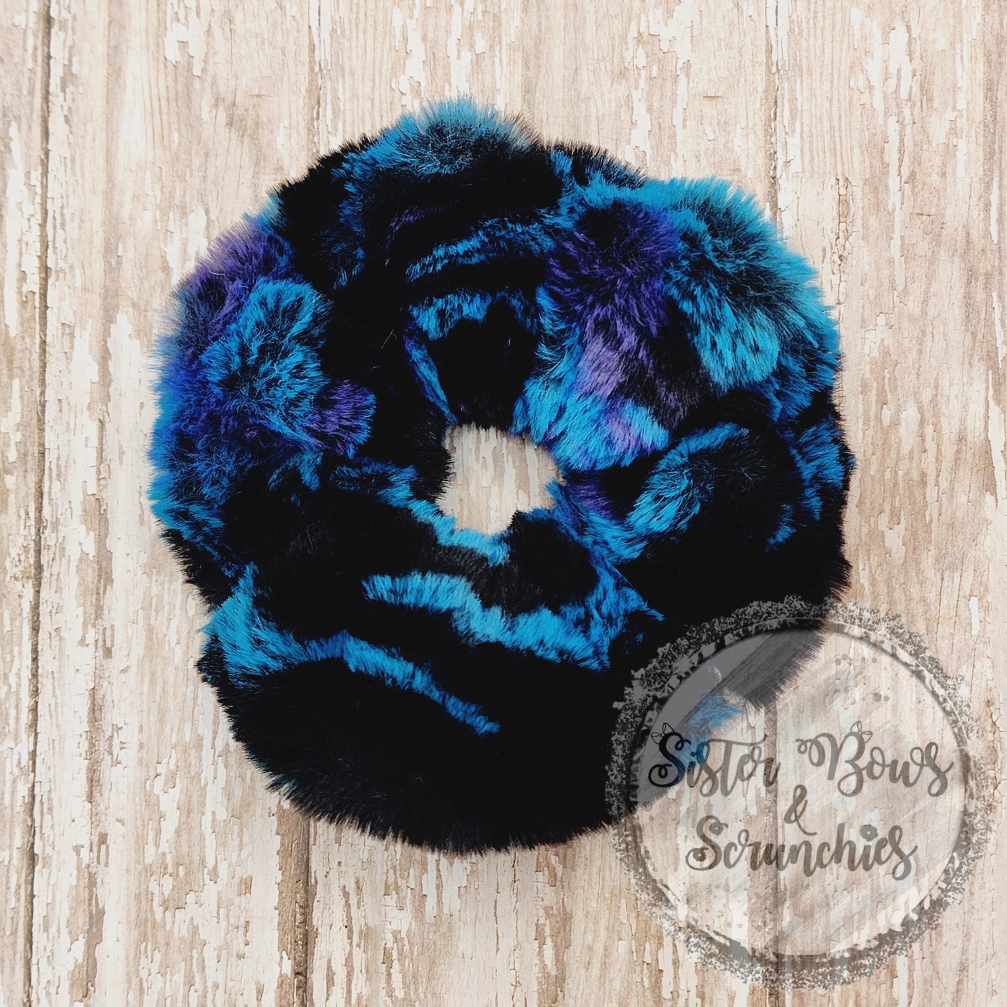 Seal Tiger Luxe Minky Scrunchie