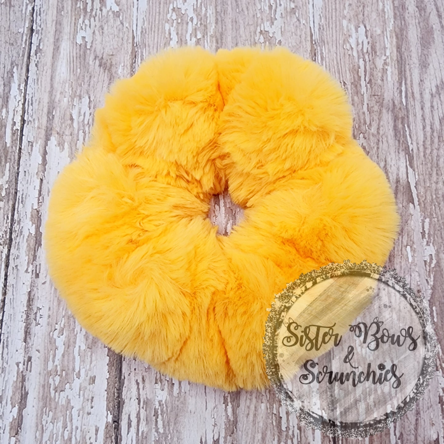 Premium Luxe Minky Scrunchies - Neon Whispy