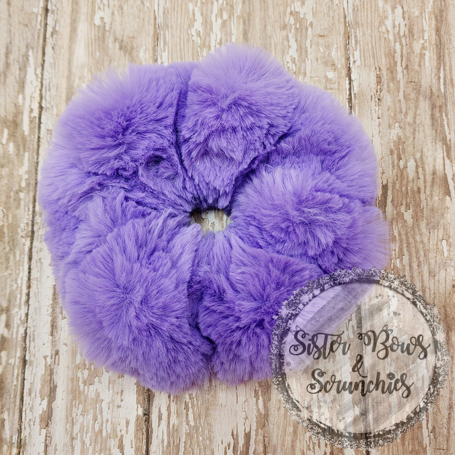 Premium Luxe Minky Scrunchies - Neon Whispy
