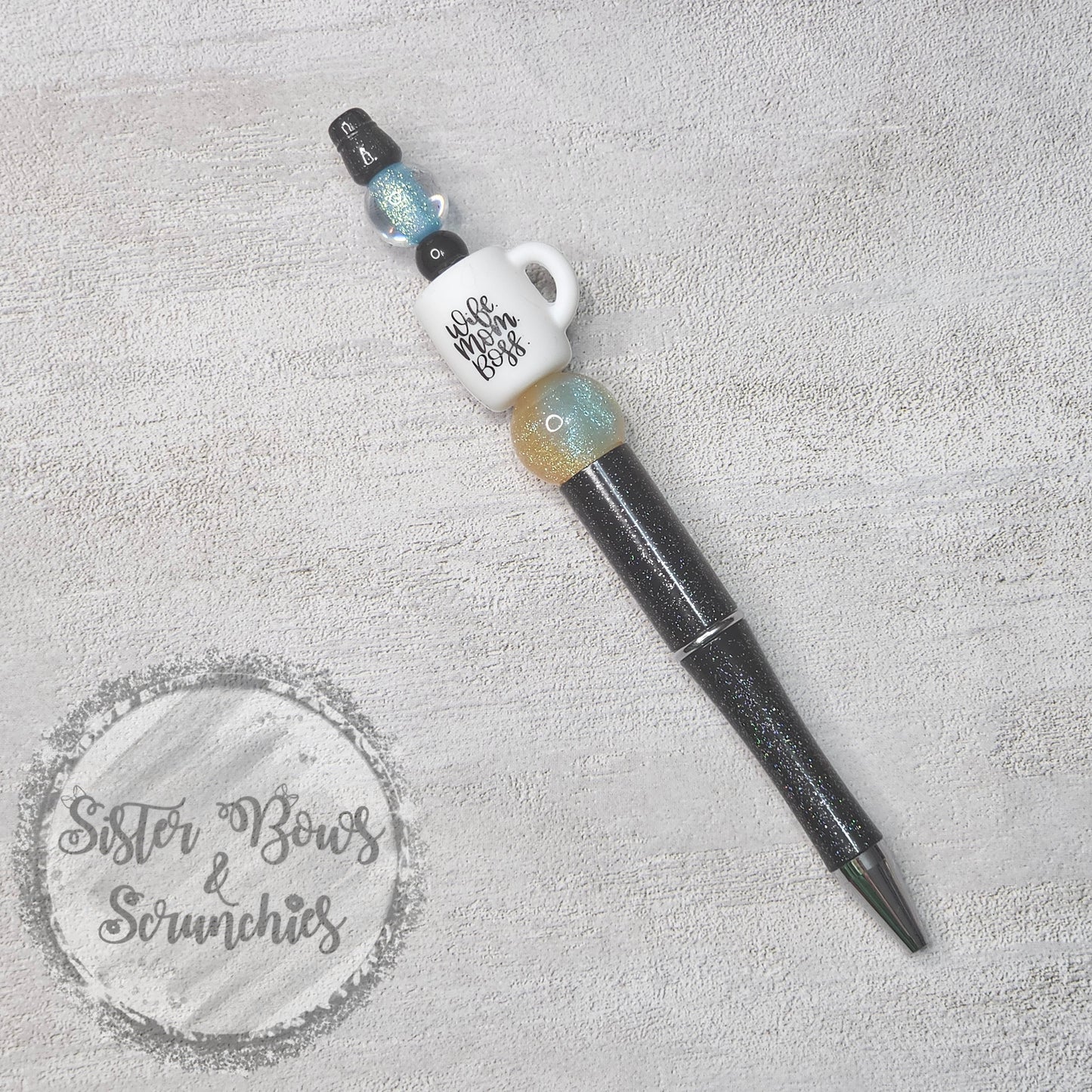 Coffee Mug - Beaded Pens