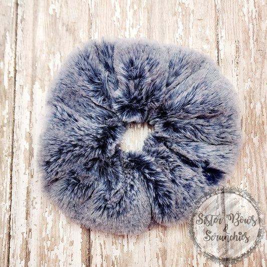 Frosted Baby Seal Luxe Minky Scrunchie