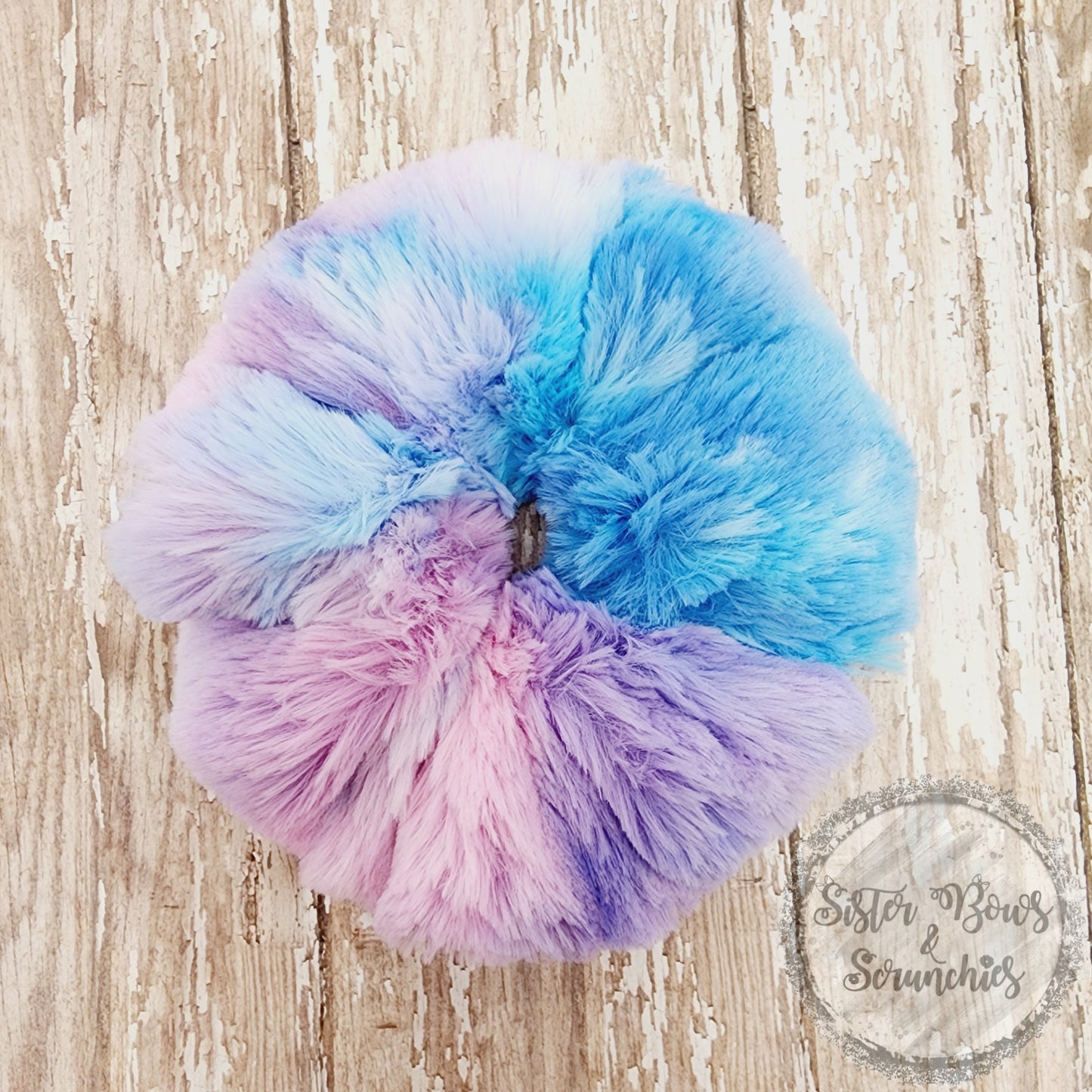 Bunny Fusion Luxe Minky Scrunchie