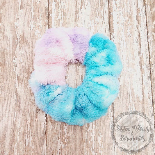 Pastel Splash Luxe Minky Scrunchie