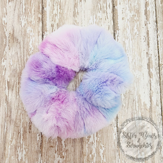 Cotton Candy Luxe Minky Scrunchie