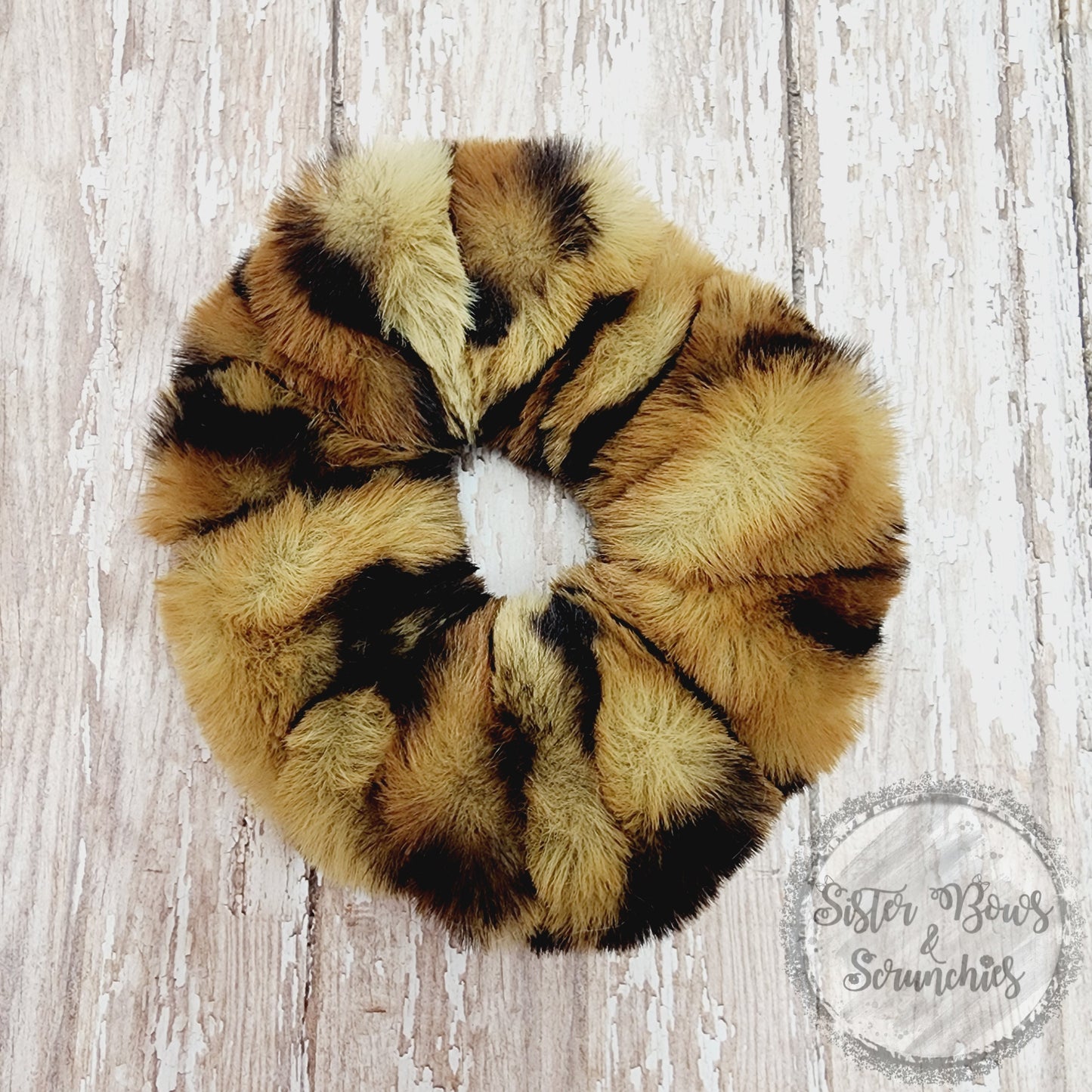 Wild Jaguar Luxe Minky Scrunchie