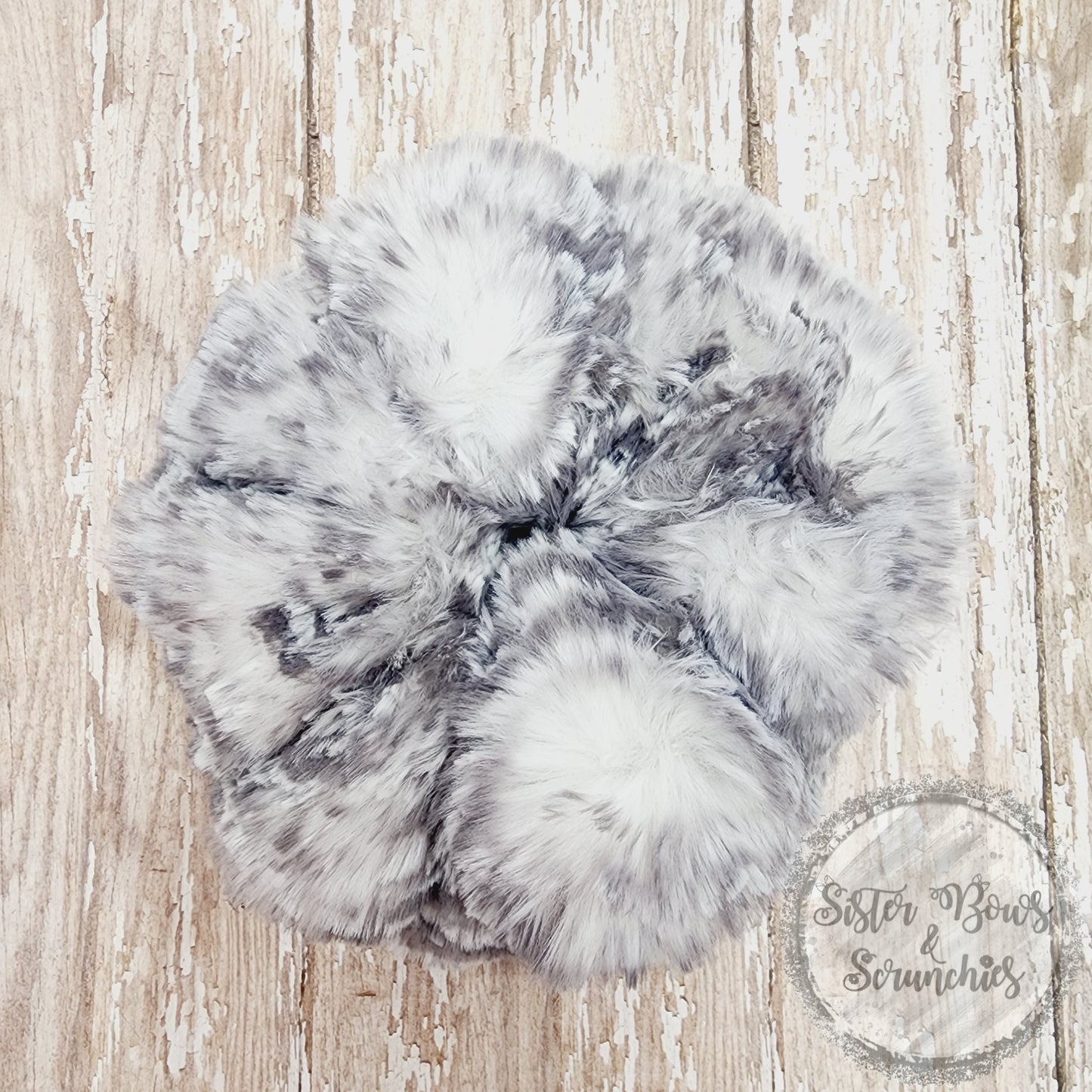 Artic Owl Luxe Minky Scrunchie