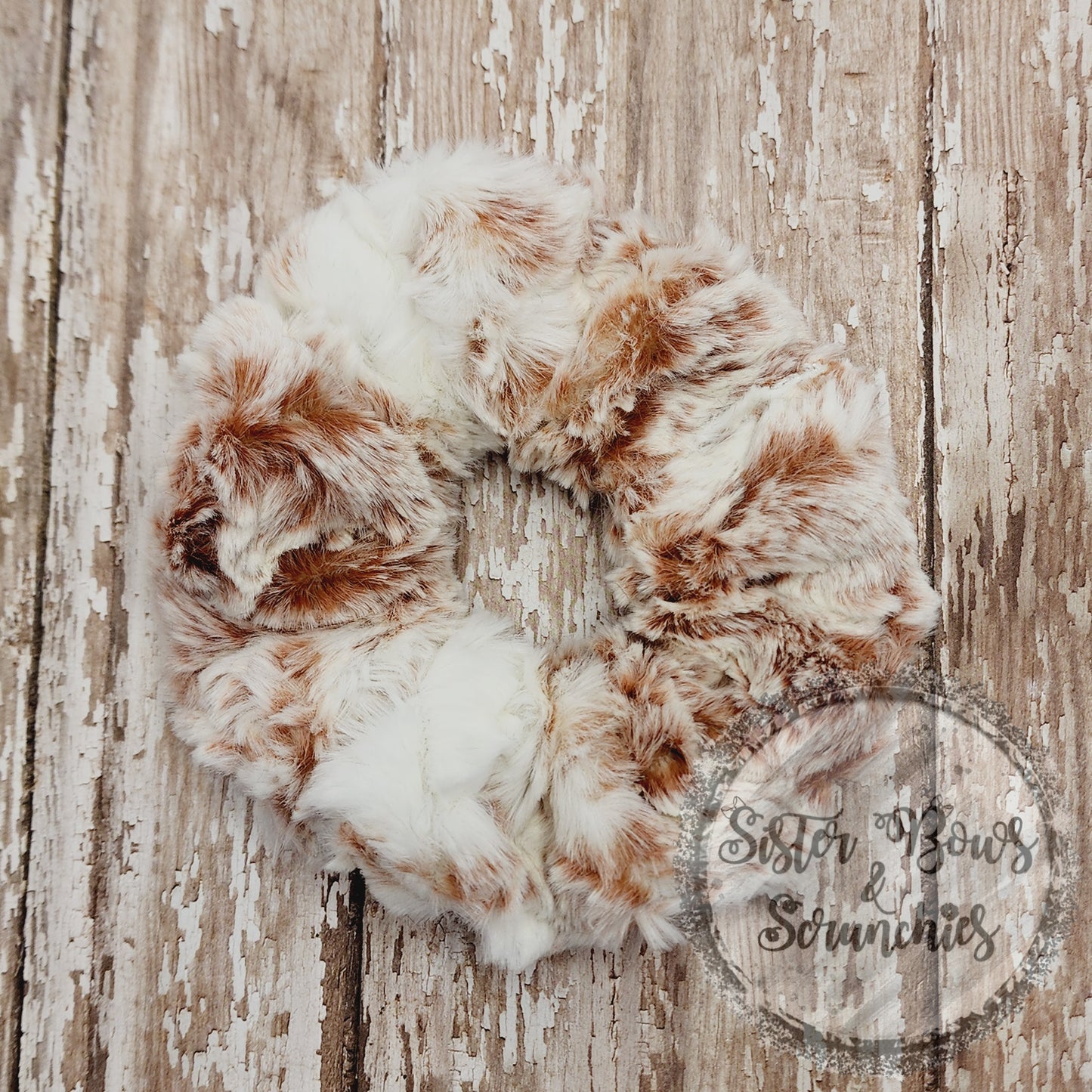 Snowy Owl Luxe Minky Scrunchie