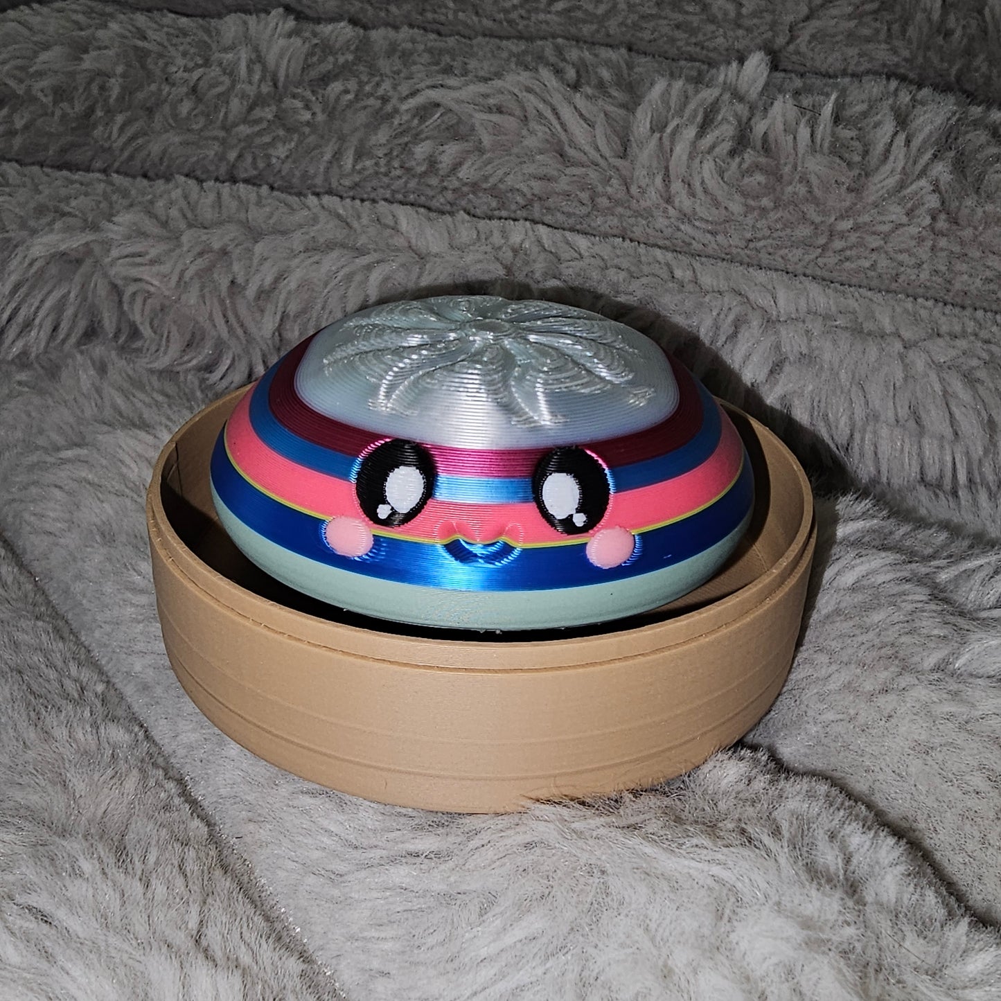 UNIQUE 🥟 3D Printed Dumpling Fidget Clicker | Cute Collectible