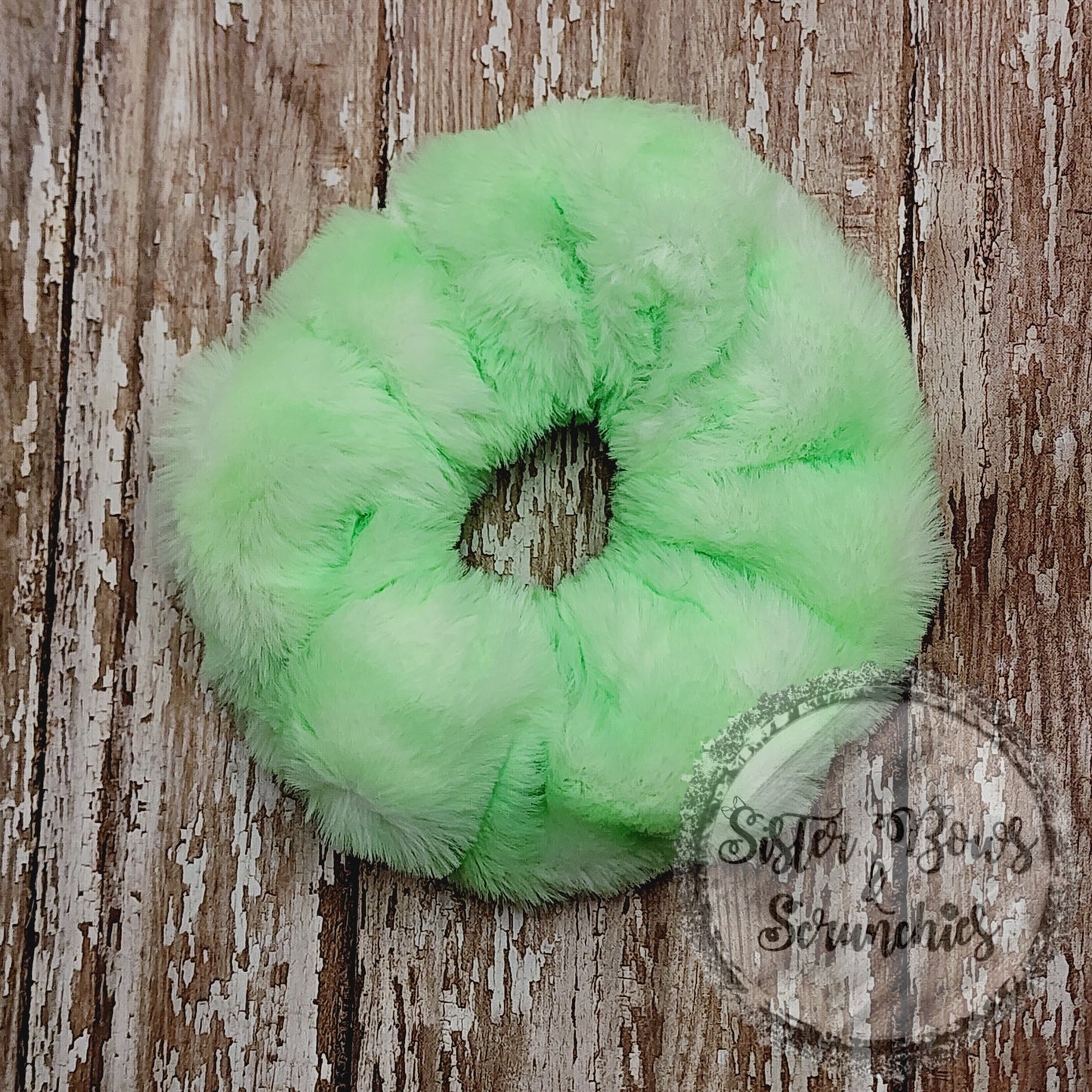 Neon Speckle Luxe Minky Scrunchie