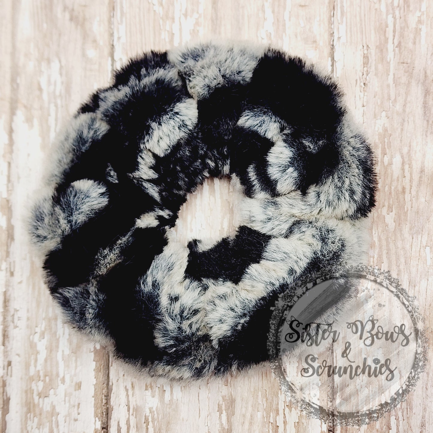 Seal Tiger Luxe Minky Scrunchie