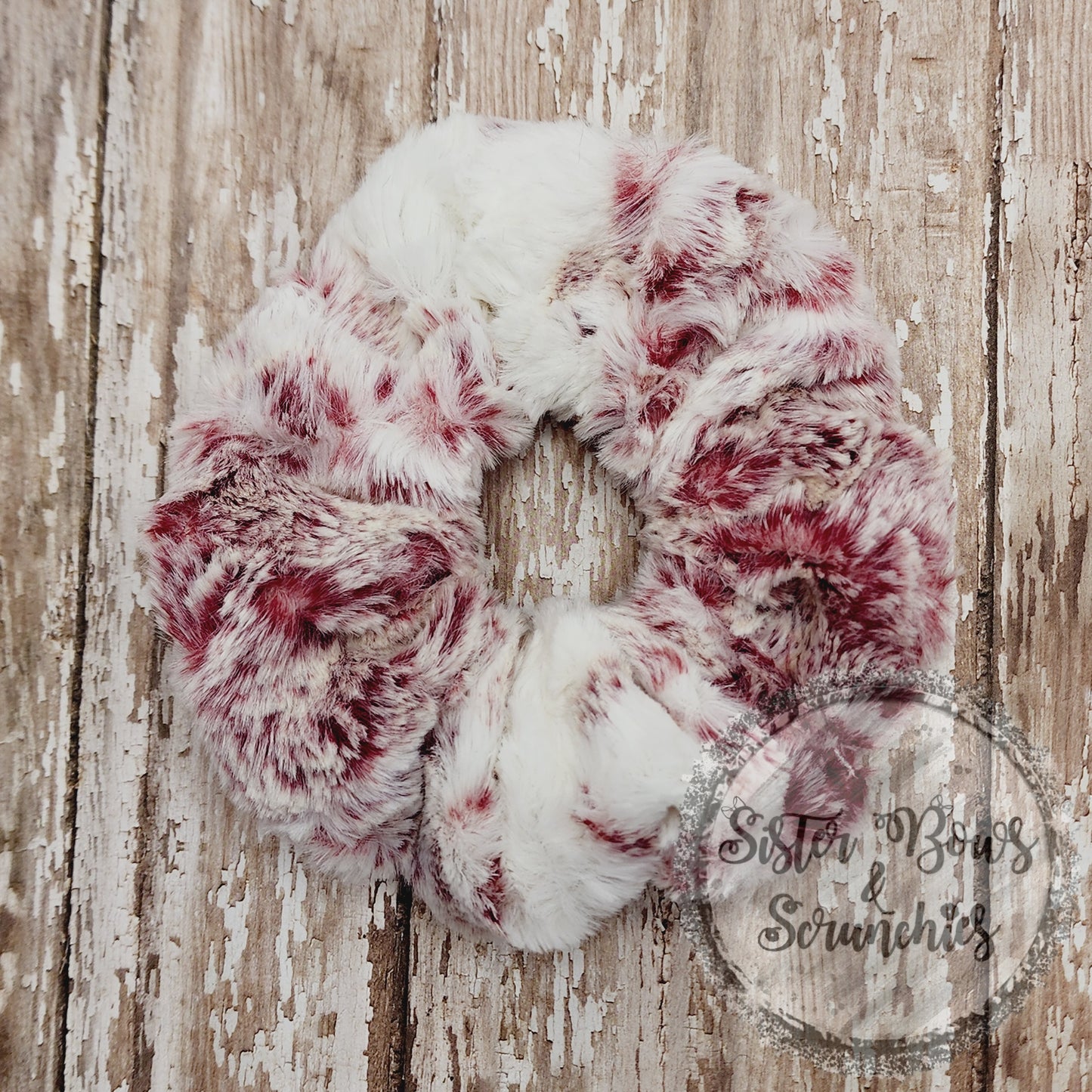 Snowy Owl Luxe Minky Scrunchie