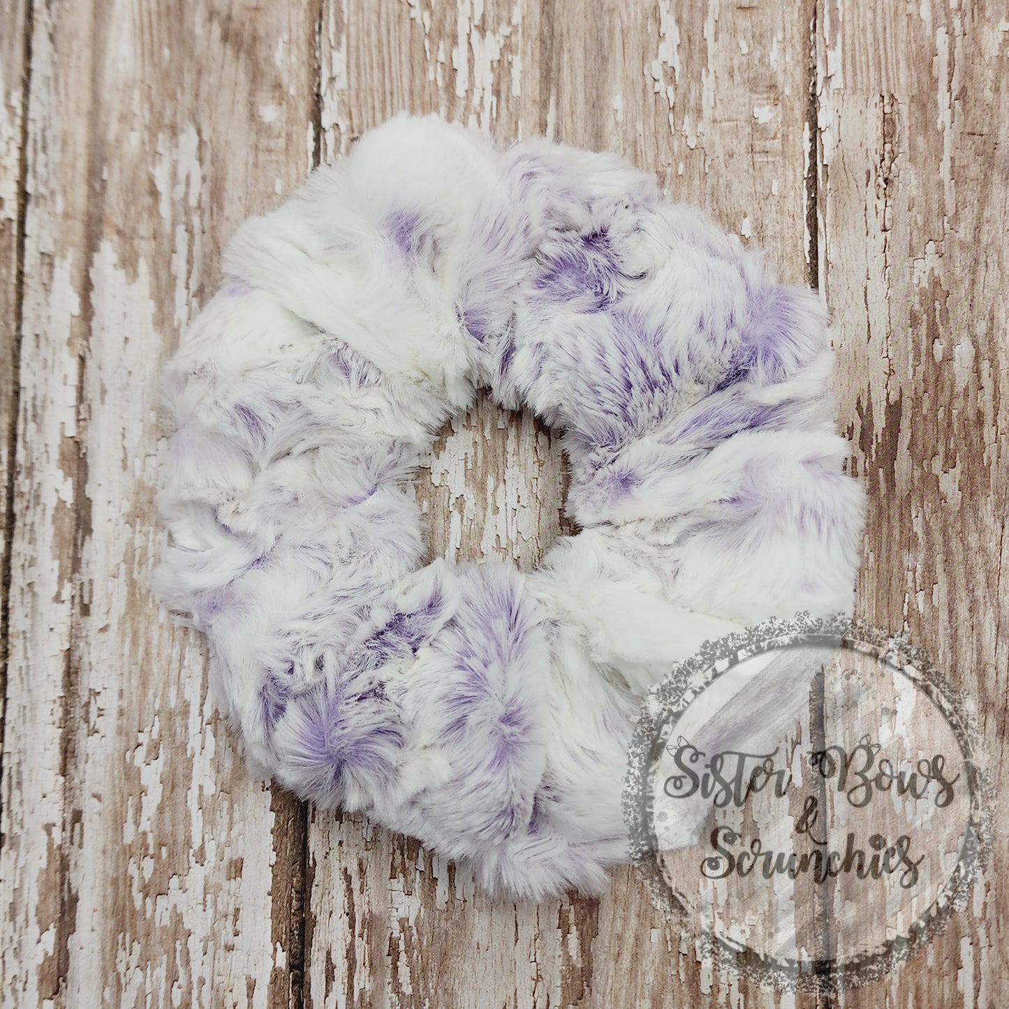 Snowy Owl Luxe Minky Scrunchie