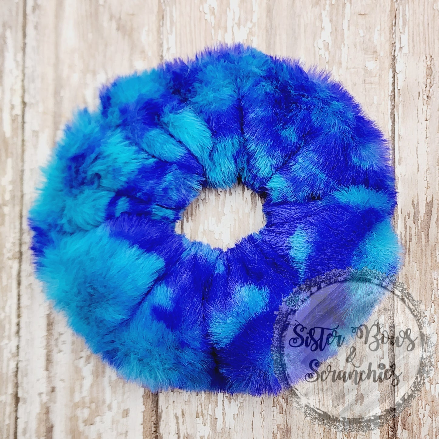 Seal Tiger Luxe Minky Scrunchie