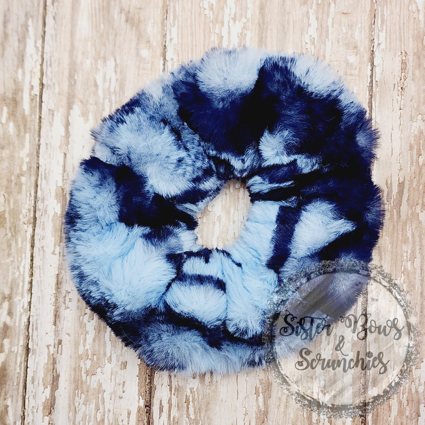 Seal Tiger Luxe Minky Scrunchie