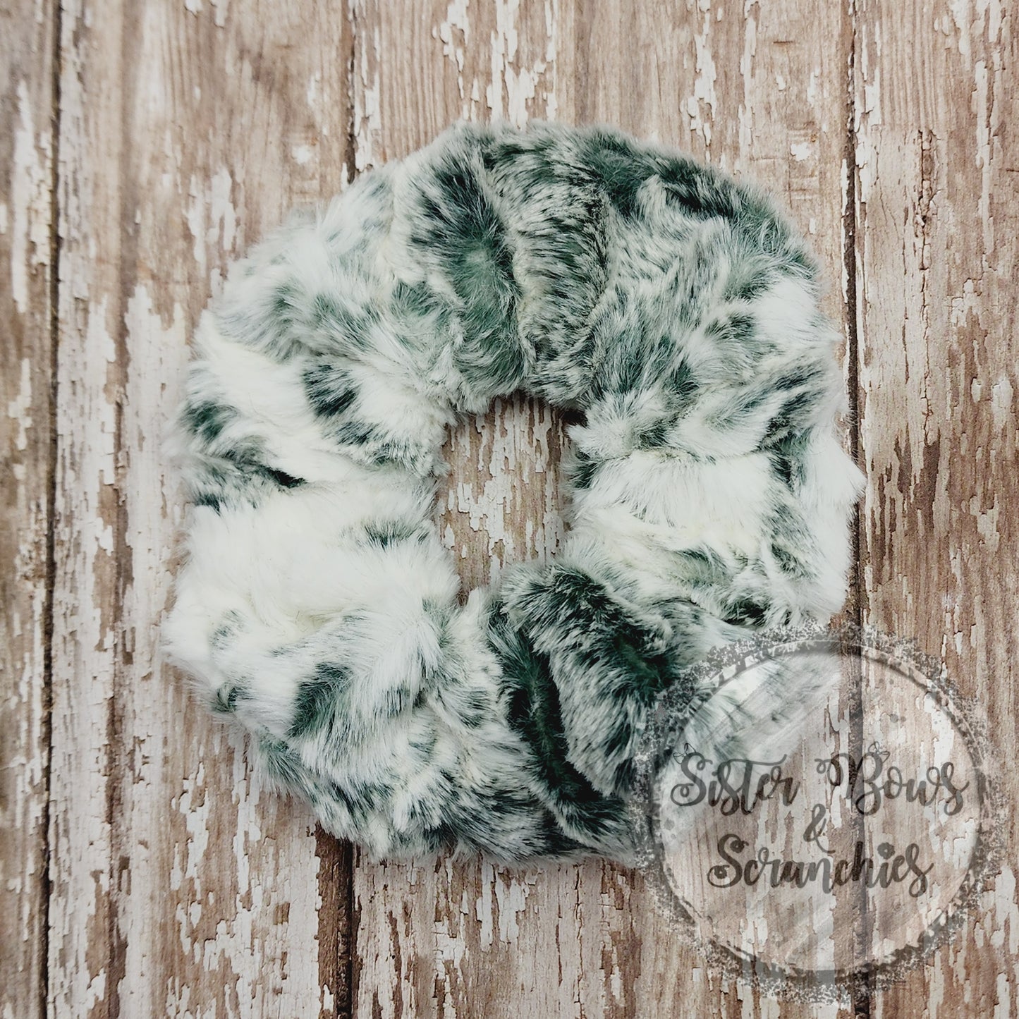 Snowy Owl Luxe Minky Scrunchie