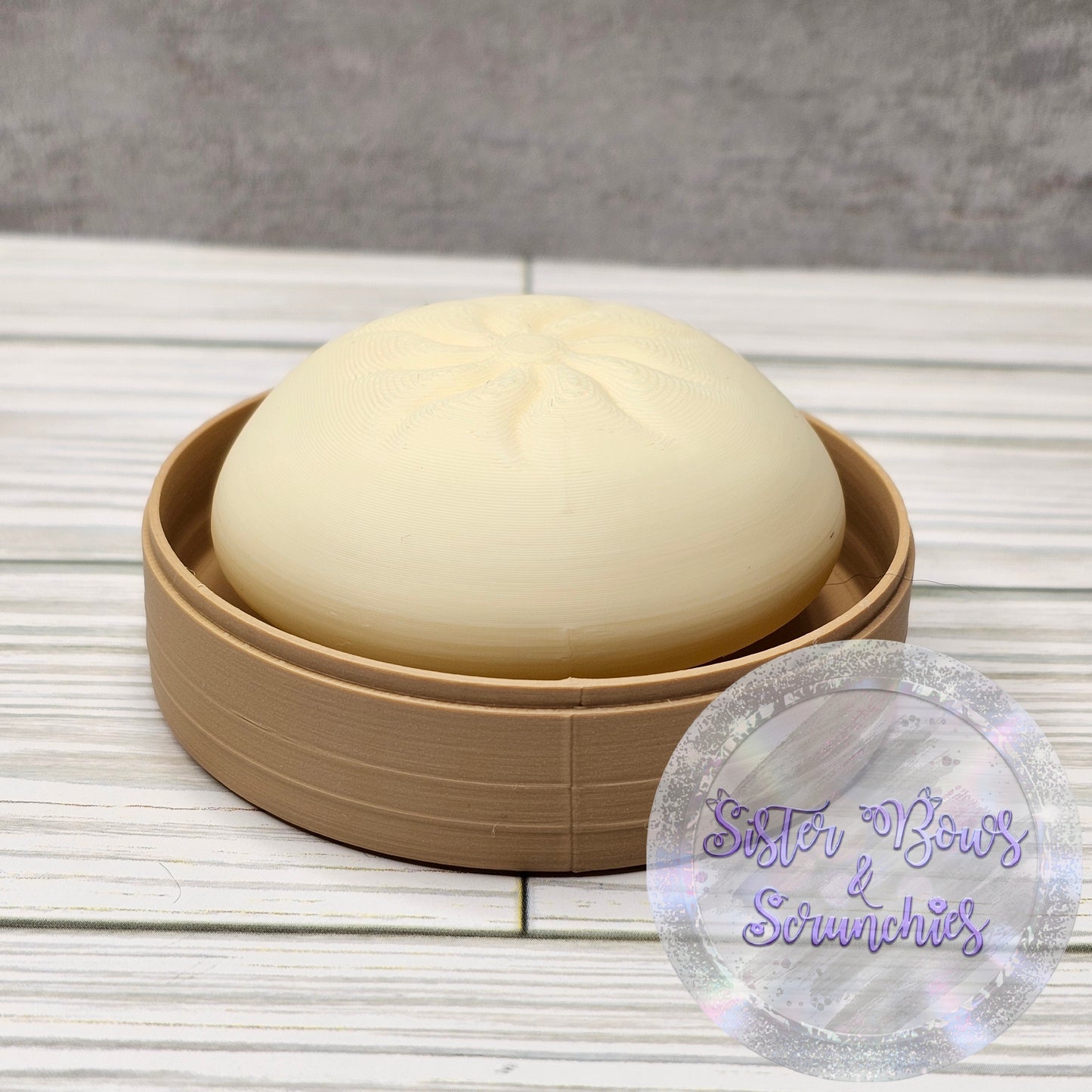 CREAM 🥟 3D Printed Dumpling Fidget Clicker | Cute Collectible