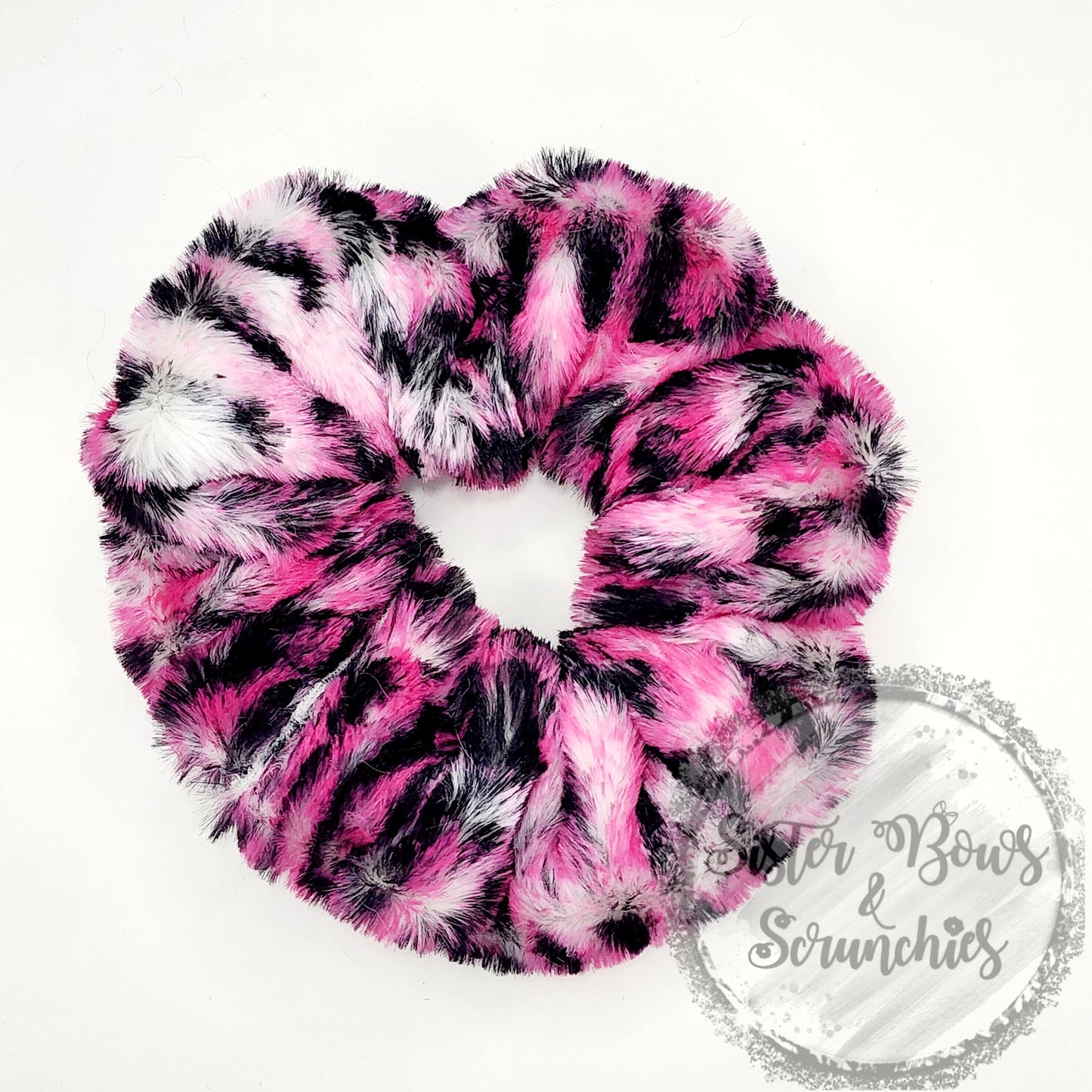 Big Cat Cerise Luxe Minky Scrunchie