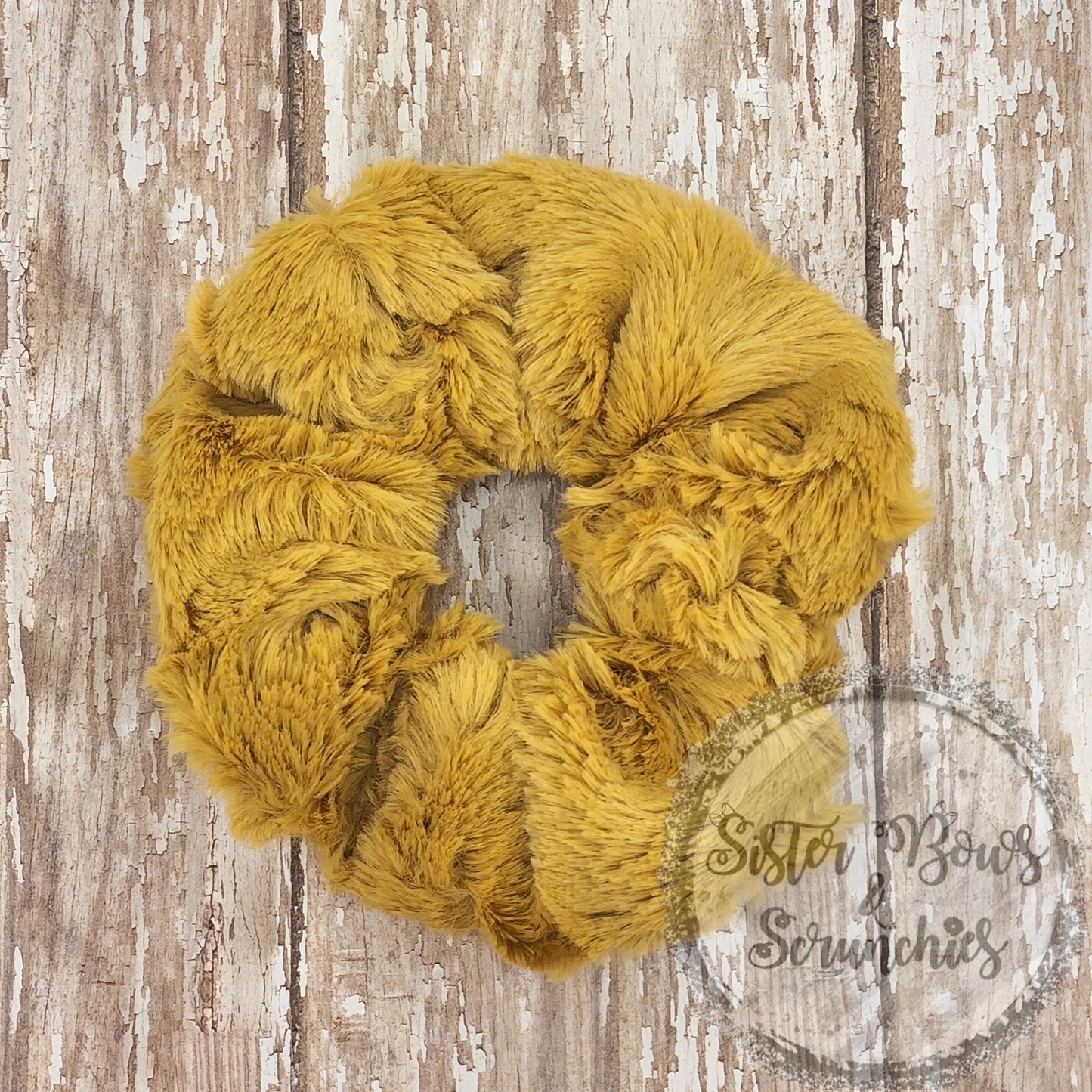 Hide Golden Luxe Minky Scrunchie