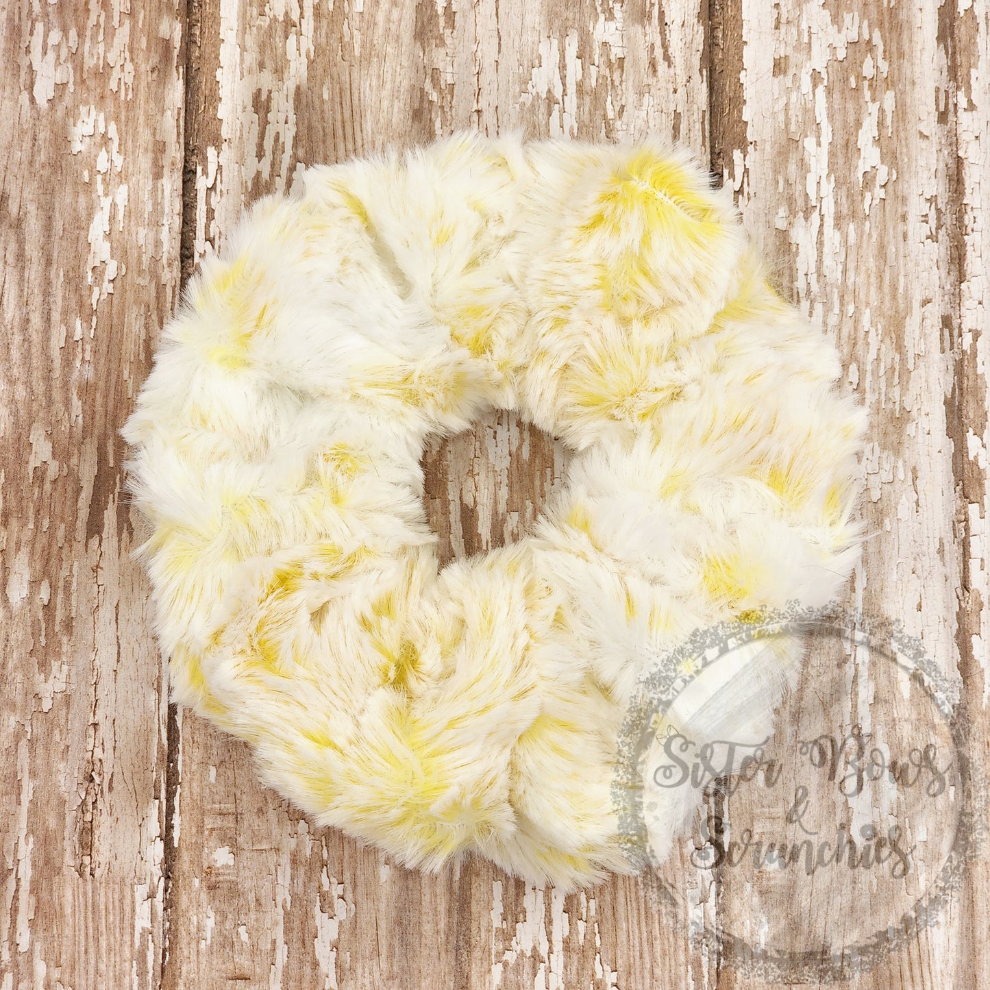 Snowy Owl Luxe Minky Scrunchie