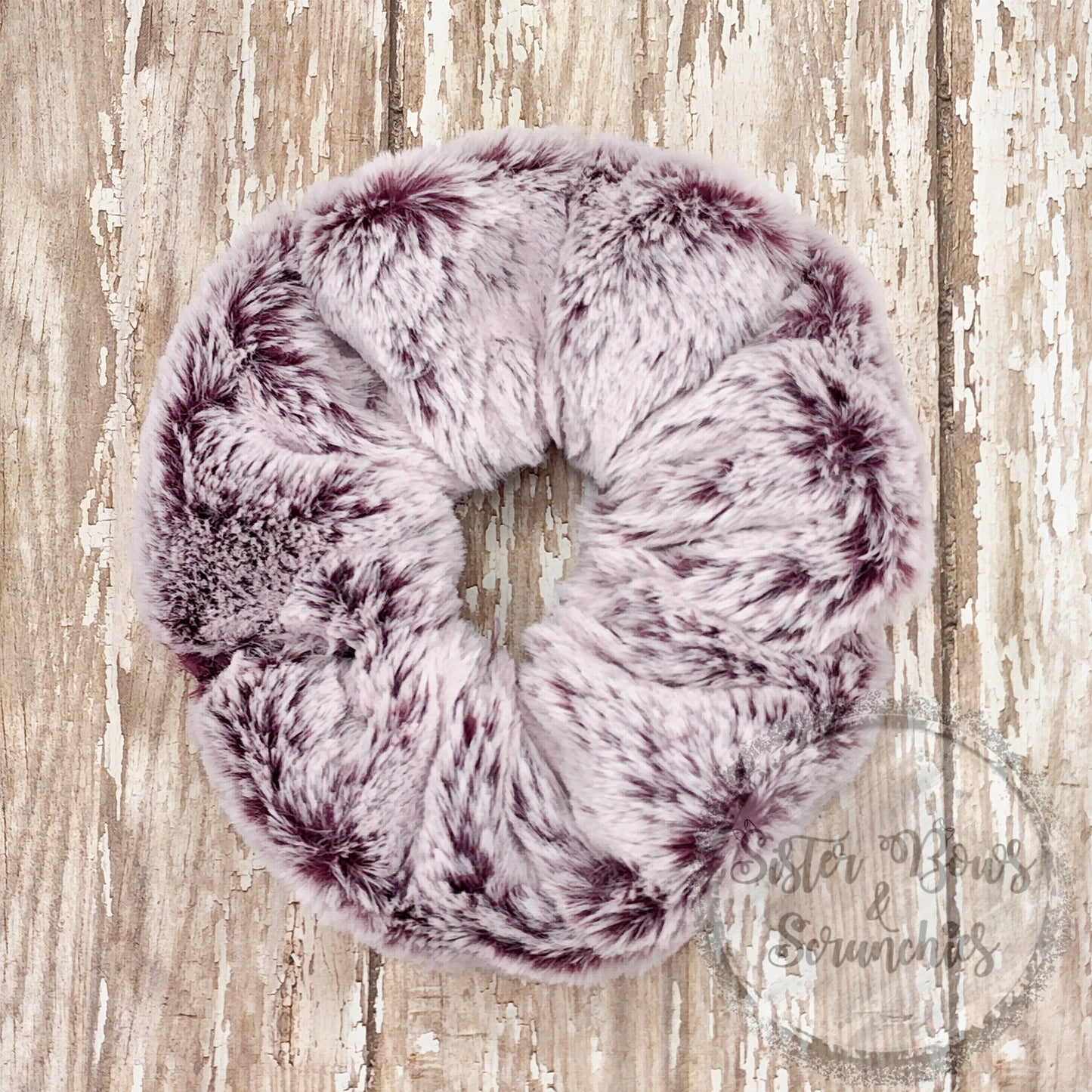 Yuma Merlot Luxe Minky Scrunchie