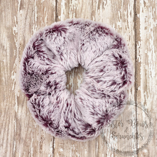 Yuma Merlot Luxe Minky Scrunchie