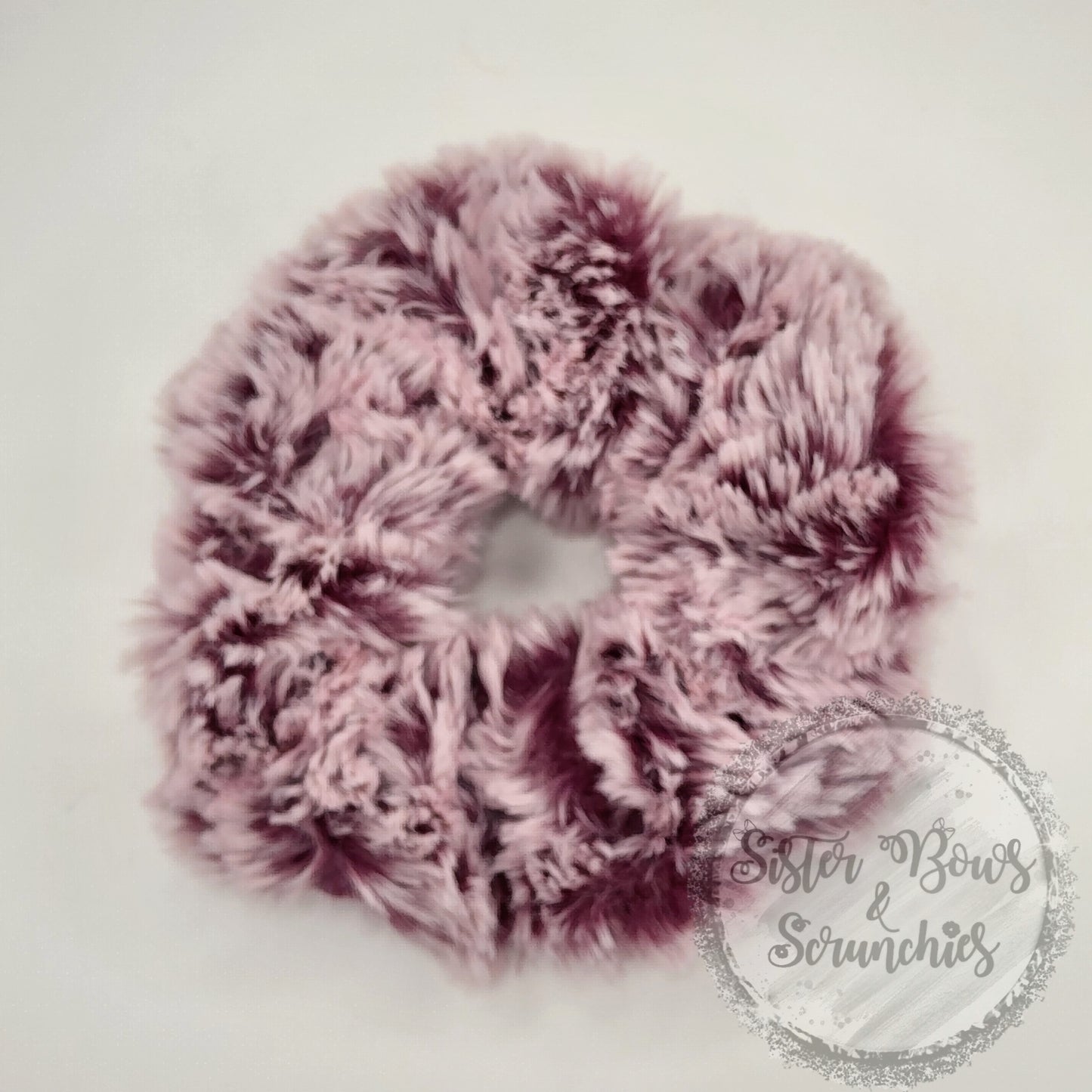 Alpine Mauve Luxe Minky Scrunchie