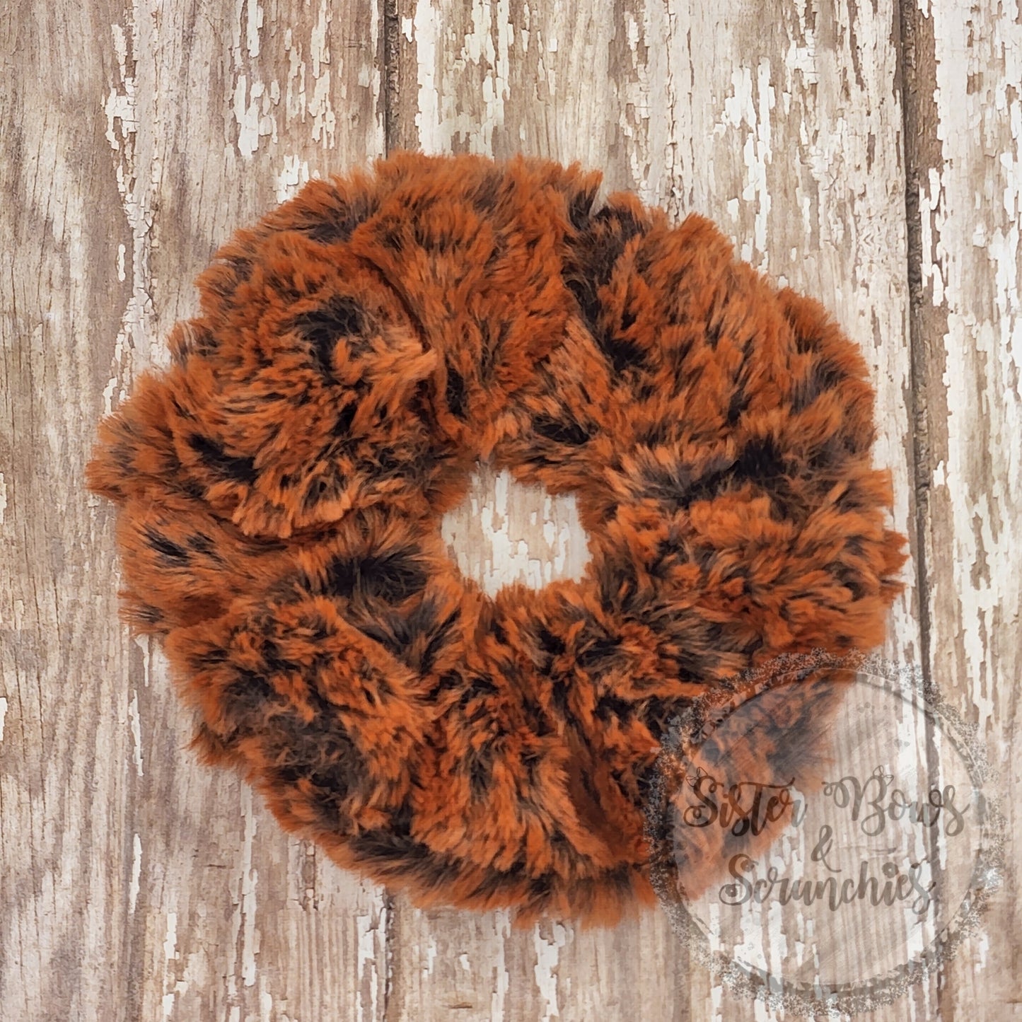 Alpine Cinnamon Luxe Minky Scrunchie