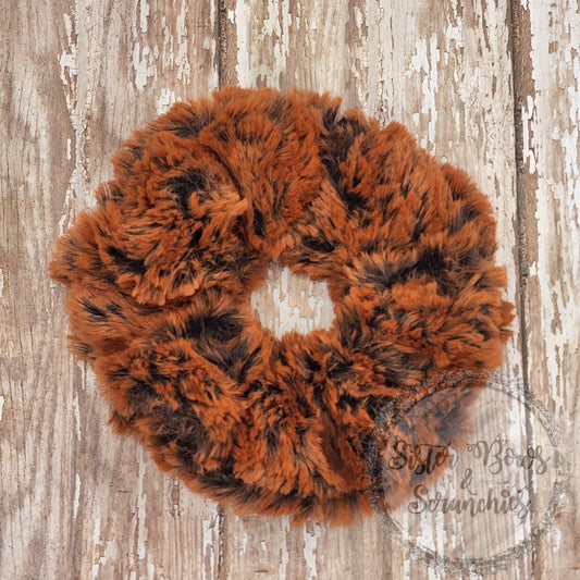 Alpine Cinnamon Luxe Minky Scrunchie