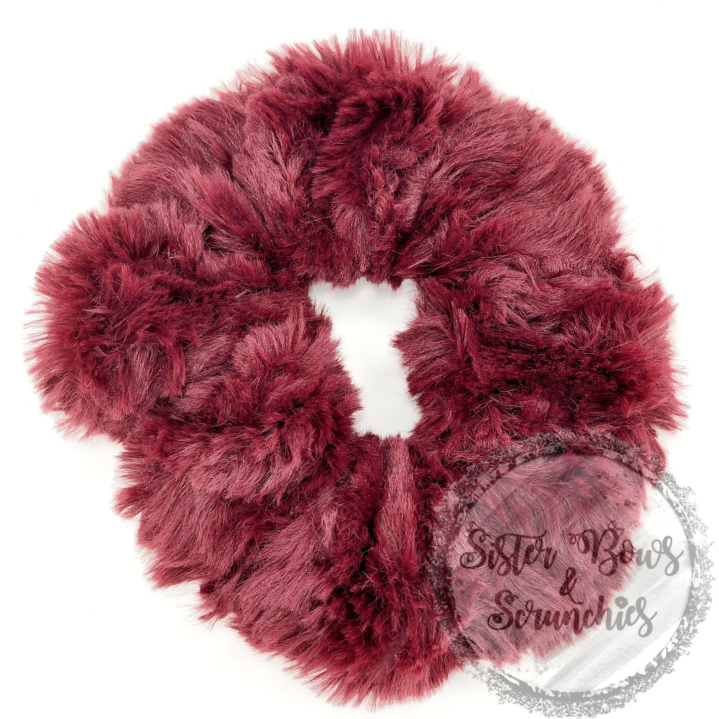 Glacier Merlot Luxe Minky Scrunchie