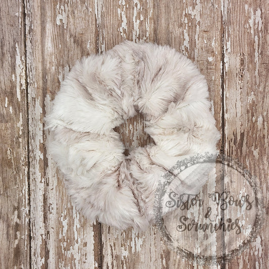 Fawn Pink Luxe Minky Scrunchie