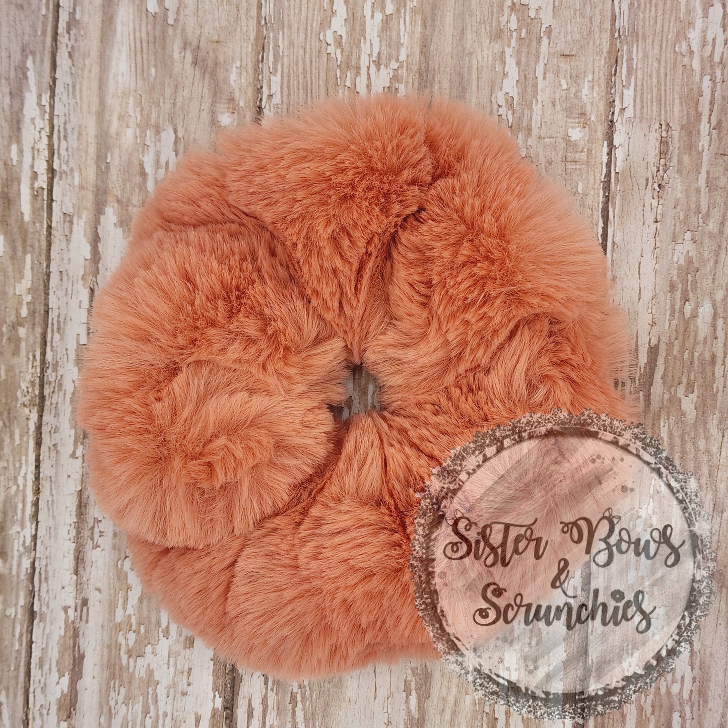 Whispy Terracotta Premium Luxe Minky Scrunchie