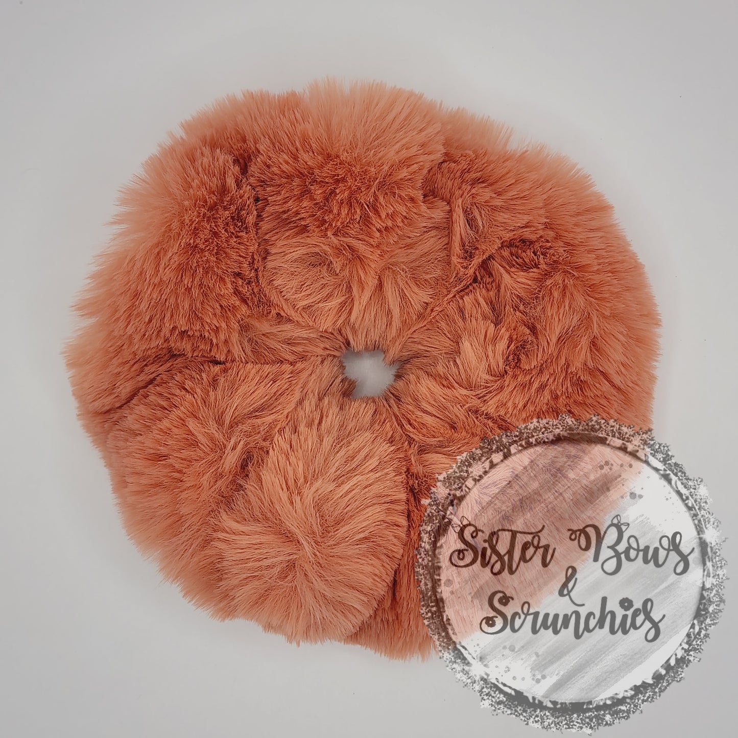 Whispy Terracotta Premium Luxe Minky Scrunchie