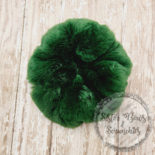 Whispy Emerald Premium Luxe Minky Scrunchie