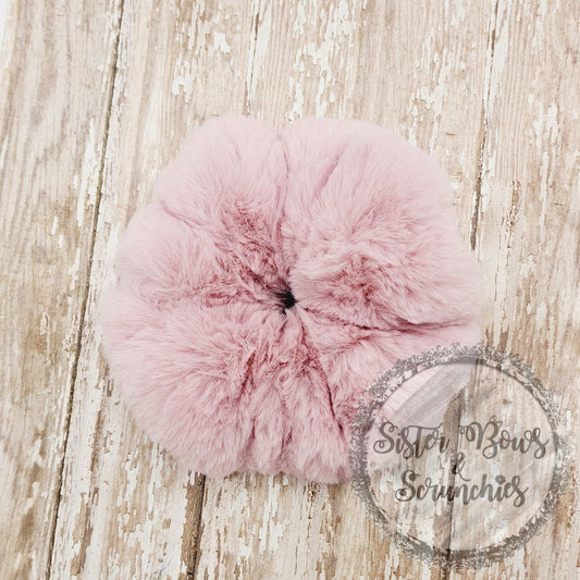 Whispy Woodrose Premium Luxe Minky Scrunchie