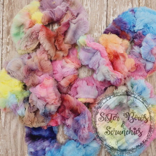 Groovy Juicy Luxe Minky Scrunchie